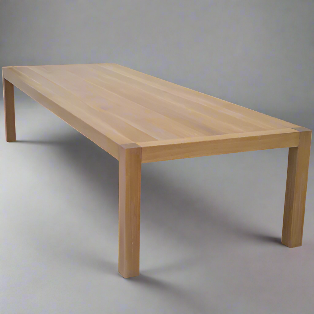 Solo block oak arizona square leg table