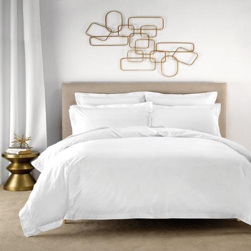 Elka Duvet Cover Bamboo White