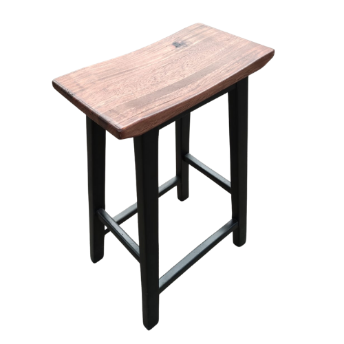 Solo block solid barstool industrial 75cm H