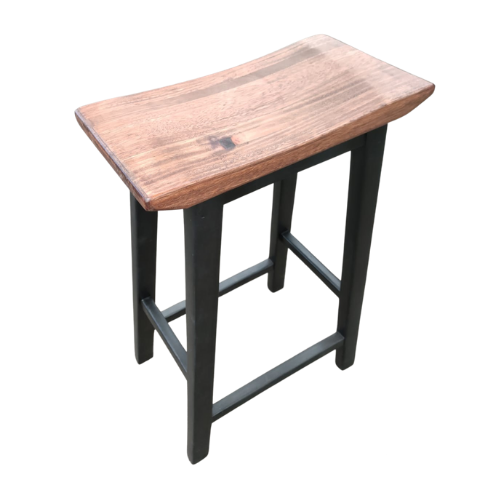 Solo block solid barstool industrial 75cm H