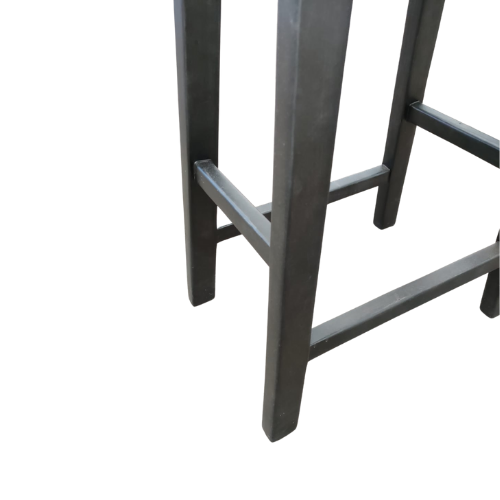 Solo block solid barstool industrial 75cm H