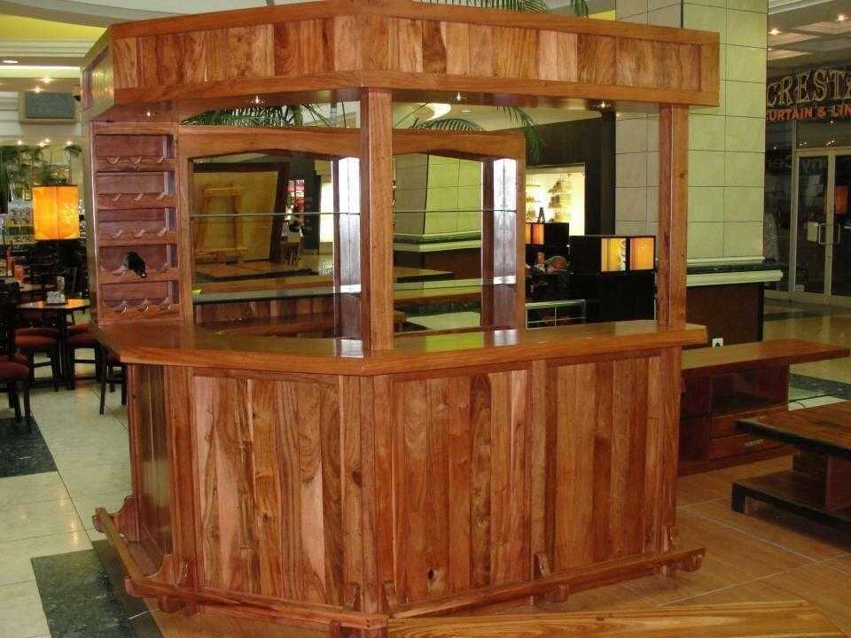 Teak custom made bar