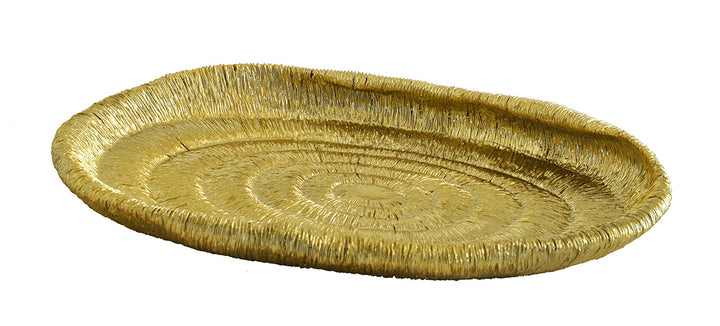 Coral platter gold