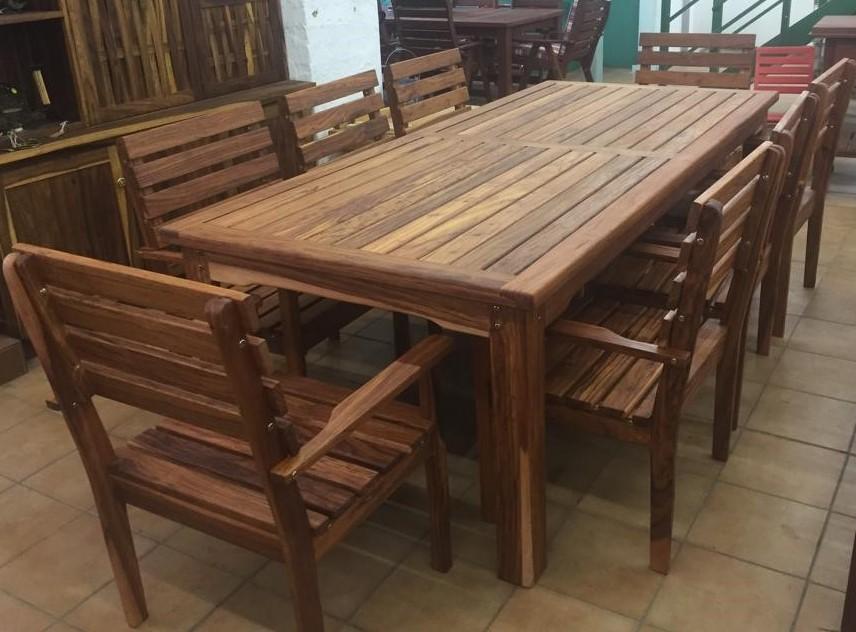 Special seater Kiaat patio set incl chairs